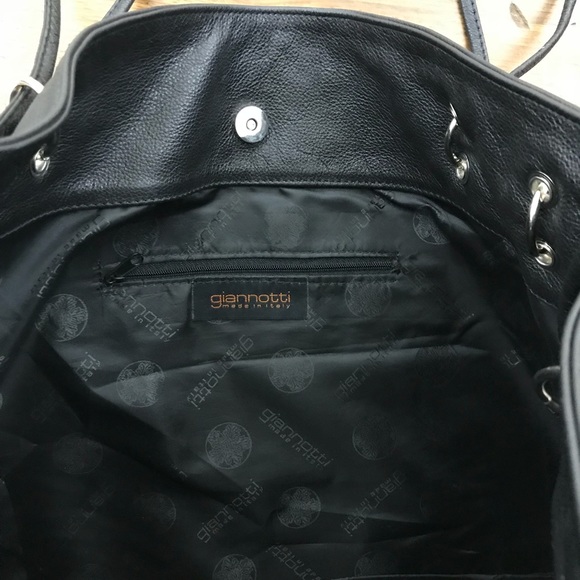 Giannotti Leather & Pony Hair Tote Bag Purse Zebra - Picture 6 of 8